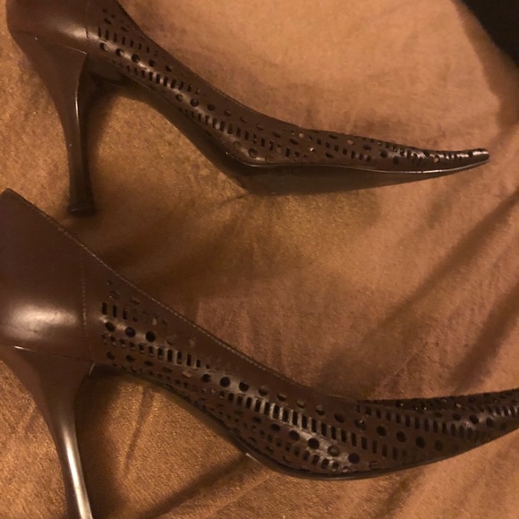 Bcbg Girls is name shoes laser leather style size 40very sexy creative style 250 - Picture 2 of 8